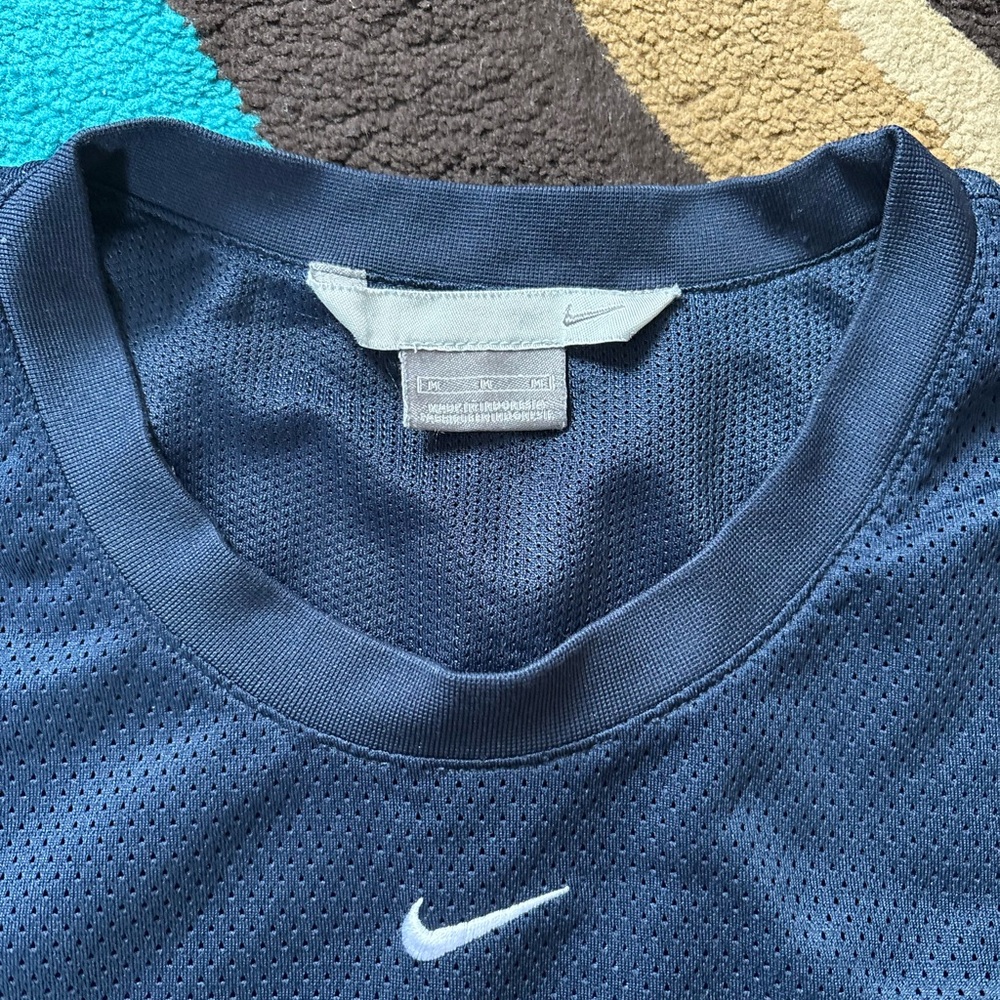 Nike Dark Blue Mesh Athletic Tank - Picture 3 of 5